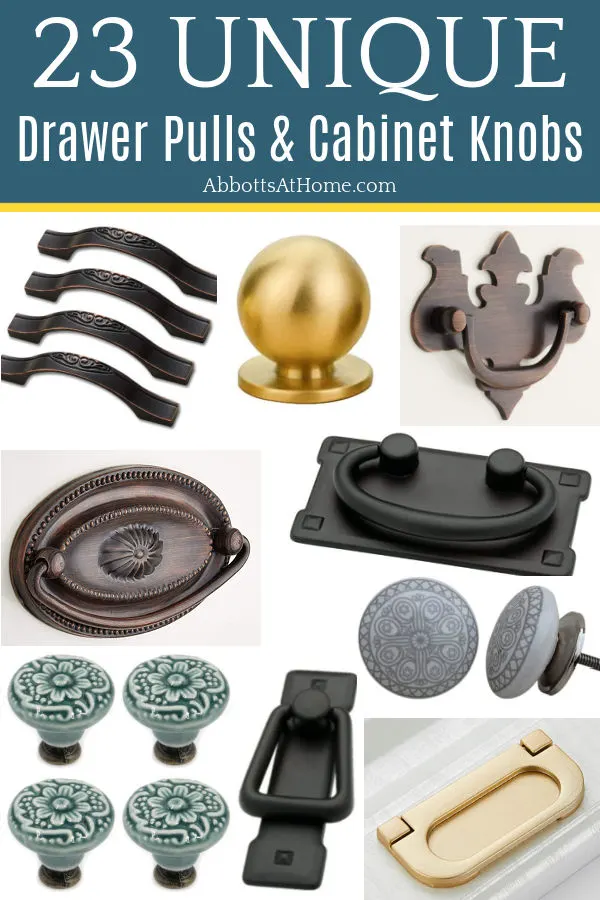 23 Unique Drawer Pulls Knobs, Unique Cabinet Knobs And Pulls