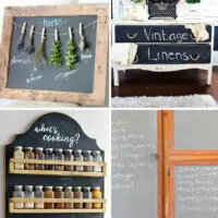 Here's my top picks for the Best DIY Projects Using Chalkboard Paint for your home. I LOVE these ideas!