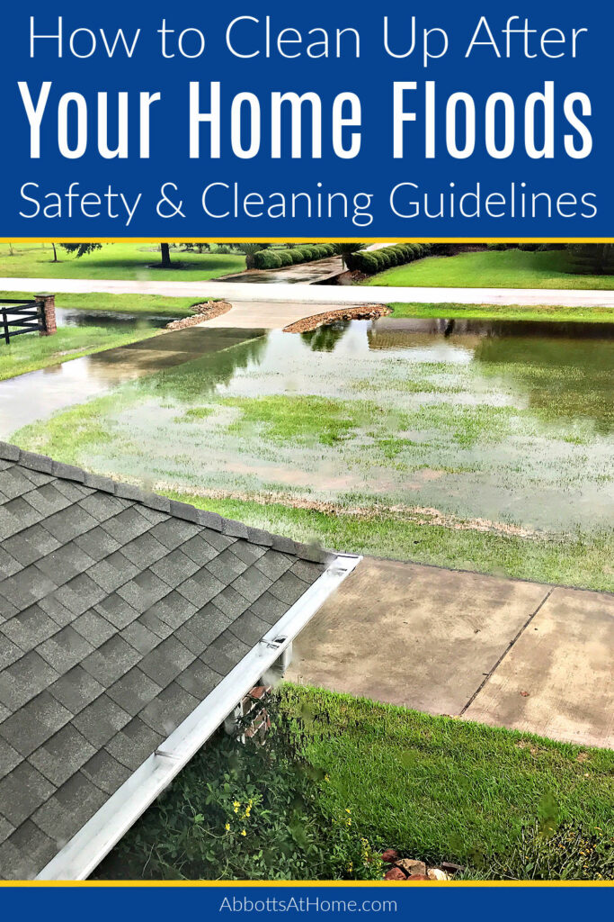 Complete guide to safely cleaning your home after it floods. Don't make any costly mistakes! After Hurricane Harvey, we learned a lot about safely cleaning flood damage. Here's our How to Clean Up your Home after Flood Damage guide!