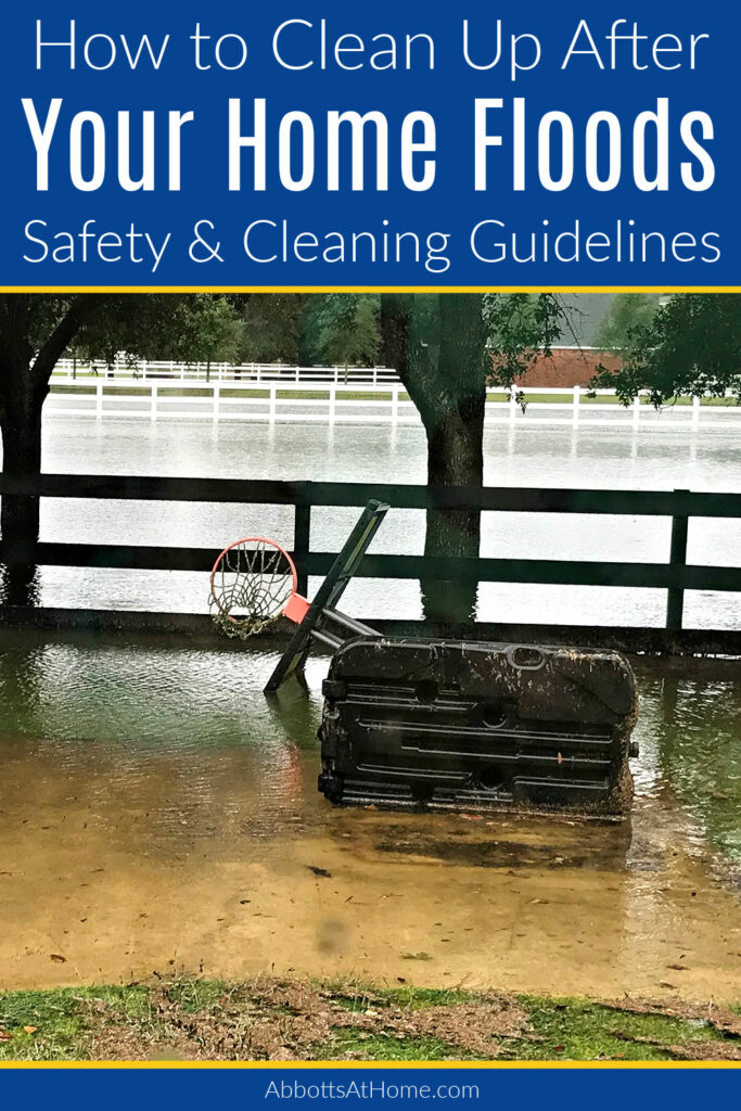 Complete guide to safely cleaning your home after it floods. Don't make any costly mistakes! After Hurricane Harvey, we learned a lot about safely cleaning flood damage. Here's our How to Clean Up your Home after Flood Damage guide!