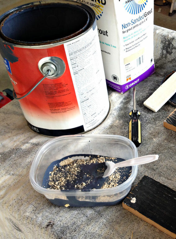 How to Make Chalkboard Paint with Grout Easy DIY Steps Abbotts At Home