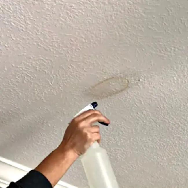 Remove Water Stain From Ceiling Without, How To Clean Water Stains On Ceiling Tiles