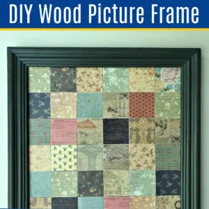 How to Make a Wood Picture Frame - The EASY Way! With just 2 pieces of molding and a Miter Saw. With Easy to Follow Steps and Video Guide.
