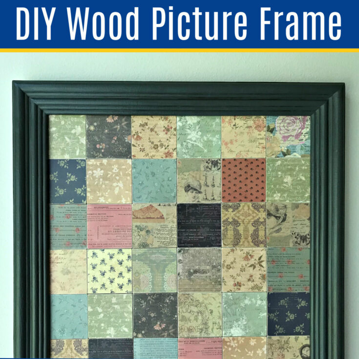 Cheap And Easy DIY Canvas Frame (4Step Wooden Frame And Video
