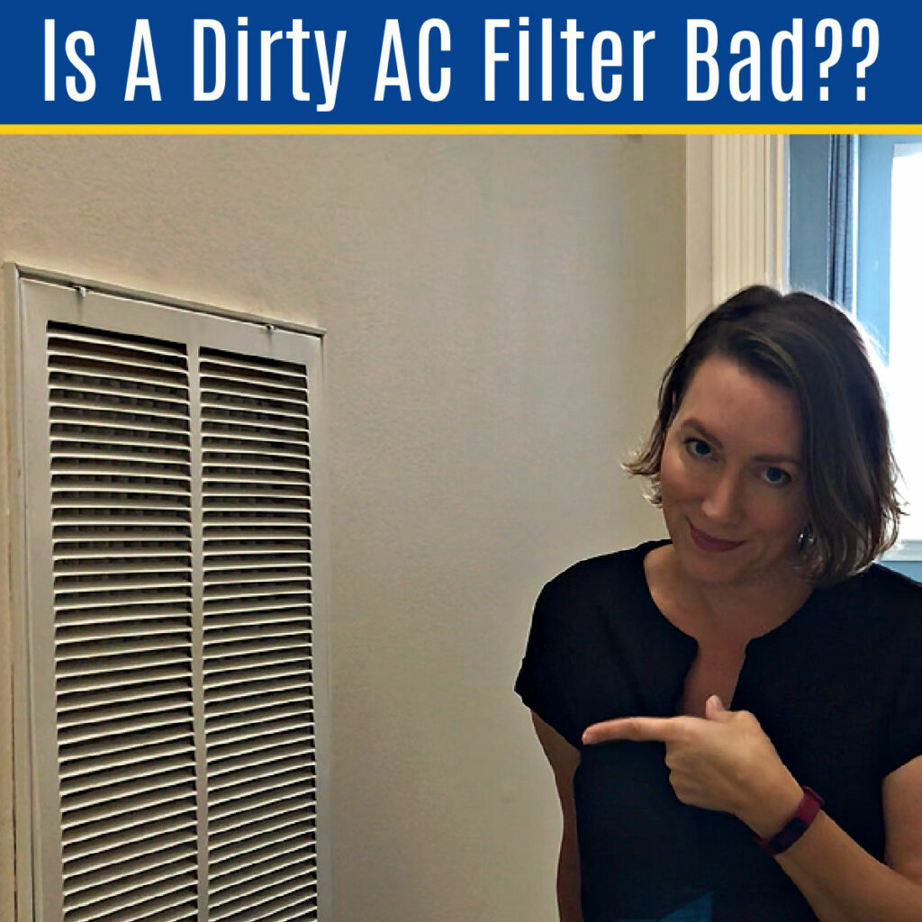 What happens if your AC filter is dirty? A dirty filter can cost a lot of money if left too long. Be sure keep that filter clean! HERE'S WHY.
