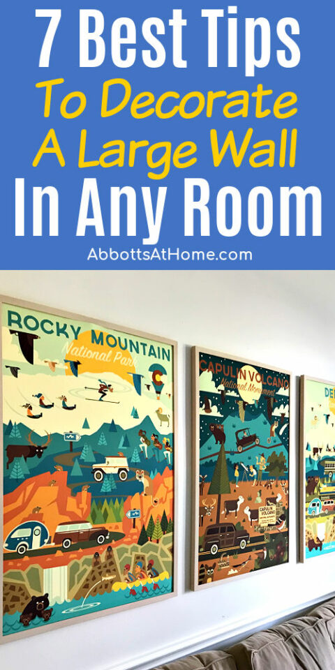 7 Helpful Tips for Decorating a Large Wall in a Living Room - Abbotts ...