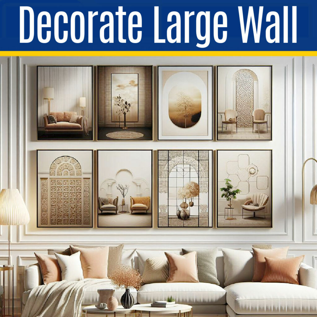 How To Decorate a Large Wall in a Living Room (7 Helpful Tips ...