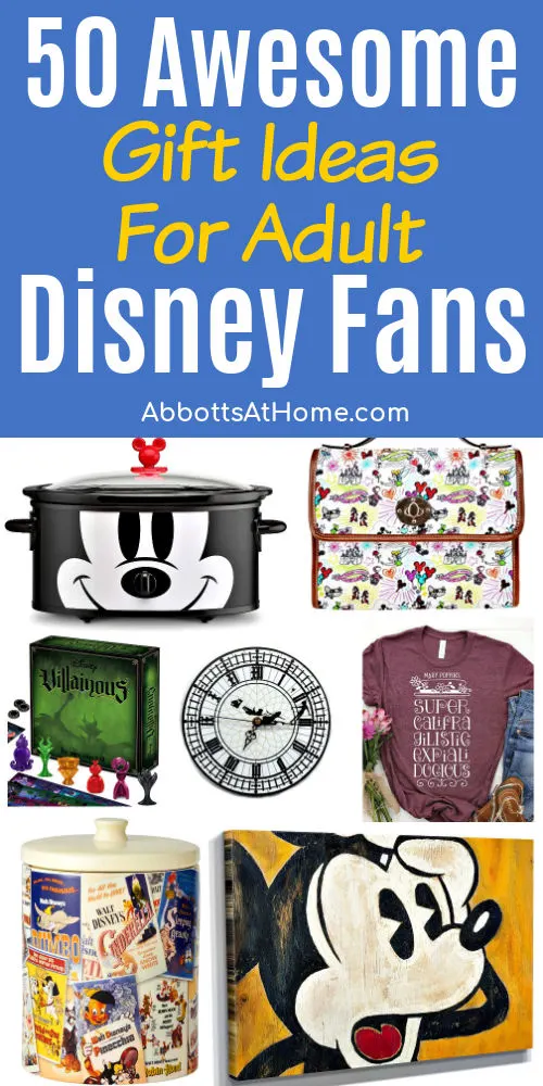 Image of fun gift ideas for adult, mom, dad, girlfriend, boyfriend Disney Gift Ideas.