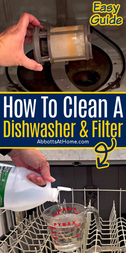 Easy Steps To Clean A Dishwasher & Dishwasher Filter With Vinegar ...