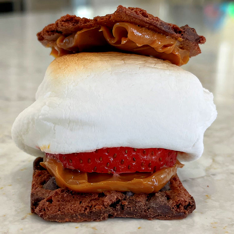 Brownie Brittle Dulce De Leche Strawberry Smores.