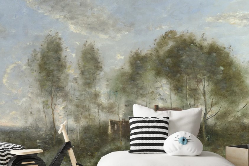 25 Scenic Landscape Wallpaper Murals Beautiful Vintage Art and