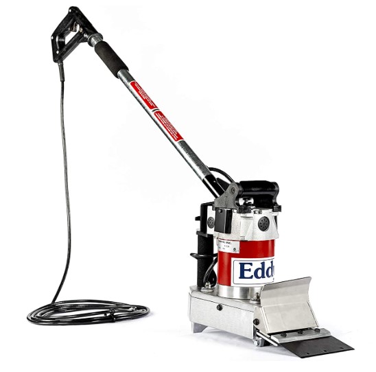 Image of an Eddy Multi-purpose floor scraper for a post about removing adhesive on concrete floors.