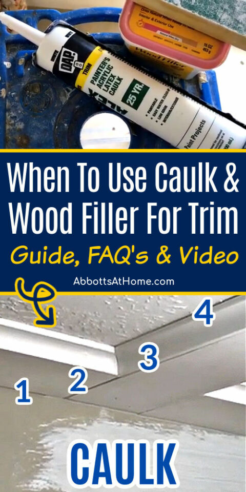 When to Use Caulk or Wood Filler on Trim? Guide, FAQ's, And Video