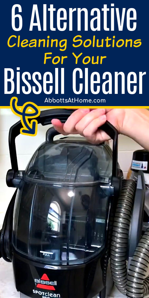 Here's what you can use in Bissell Spot Cleaner, Bissell Pet Pro, and Bissell Little Green Machine to safely & effectively clean your cars, rugs, carpets, couches, and more. Which Cleaners Are Made for A Portable Bissell? And, possible Bissell Cleaning Solution alternatives and natural cleaners for carpet and upholstery cleaning.