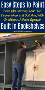Easy Steps to Paint Built In Bookshelves And Cabinets (DIY, FAQs ...