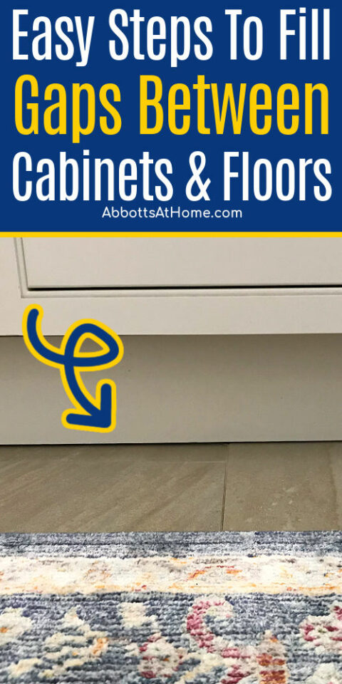 4 Easy Steps To Fill The Gap Between Cabinet and Floor (DIY Steps ...