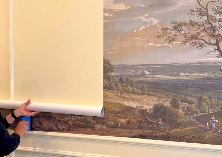 Super Easy Peel And Stick Framed Wallpaper Mural DIY Steps And Video