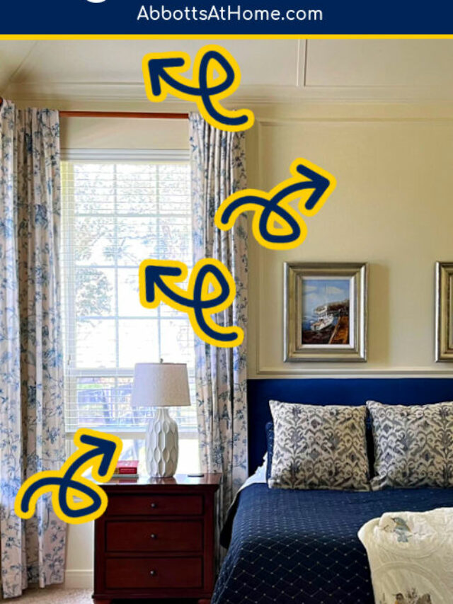 Image of a light and bright room for a post with 16 ways to make a dark room feel brighter or to brighten a room.