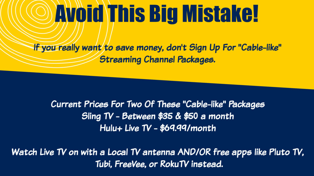 Don't make this mistake when you quit cable.
