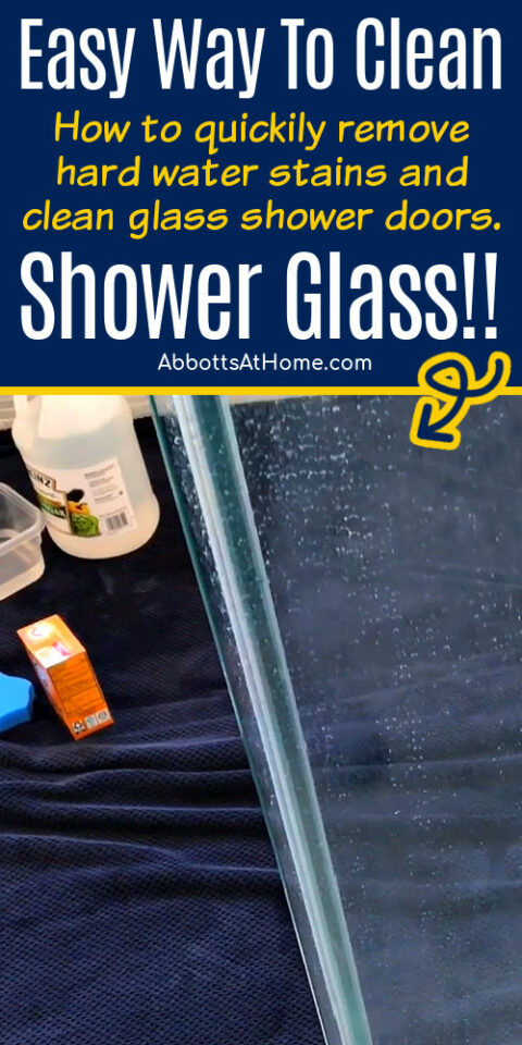 How To Clean A Shower Glass Door With Vinegar, The Easy Way! (Safe On ...
