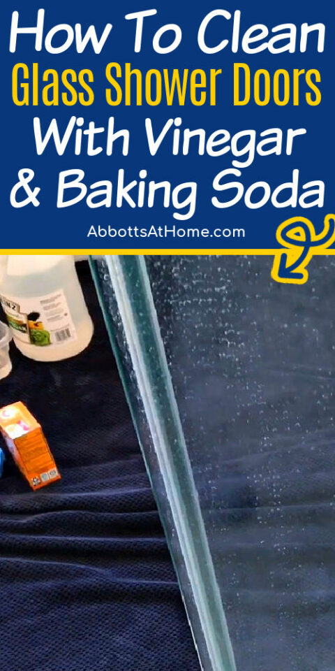 How To Clean Glass Shower Doors With Vinegar & Baking Soda (Steps ...