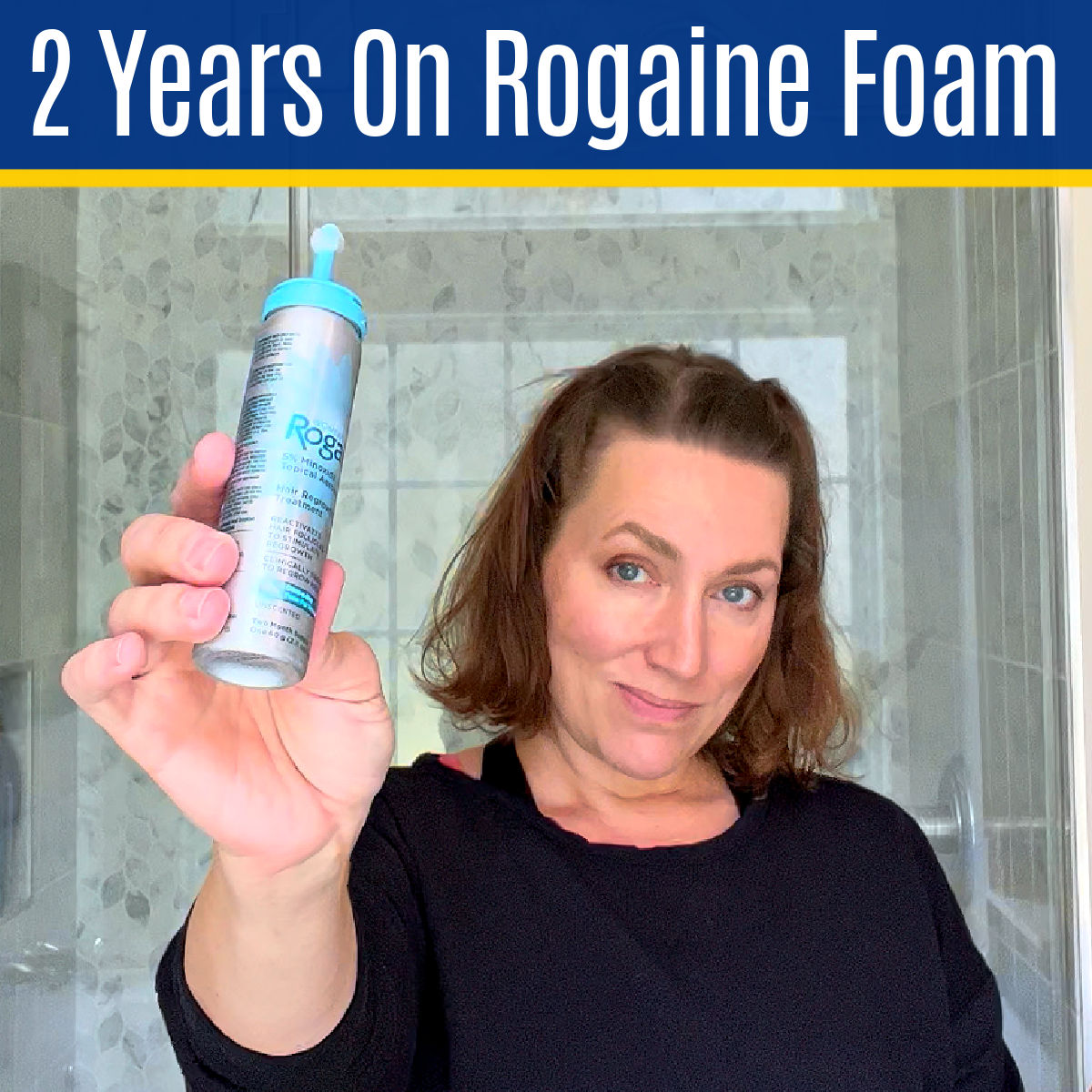 strand Ydmyge skulder Helpful Tips: 2 Year Minoxidil Hair Growth Results Using Rogaine Foam For  Women! - Abbotts At Home
