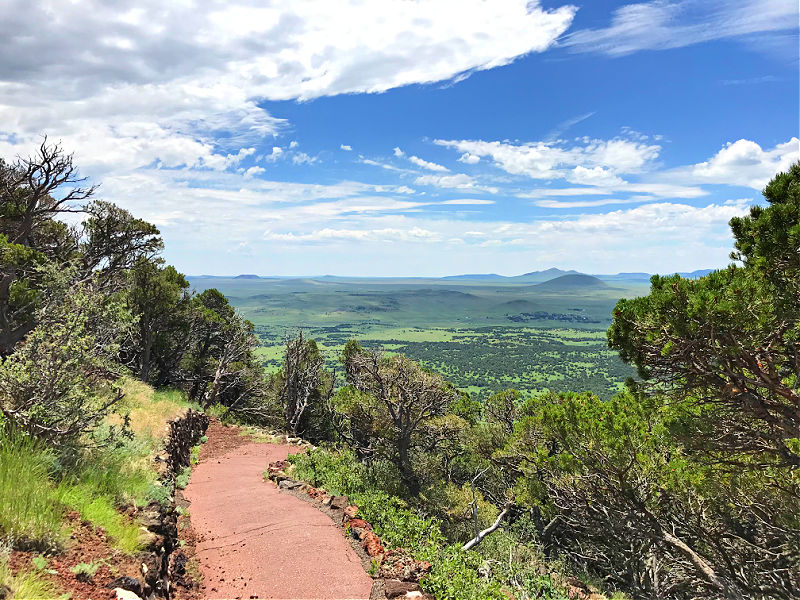 Image from the top of Capulin Volcano.