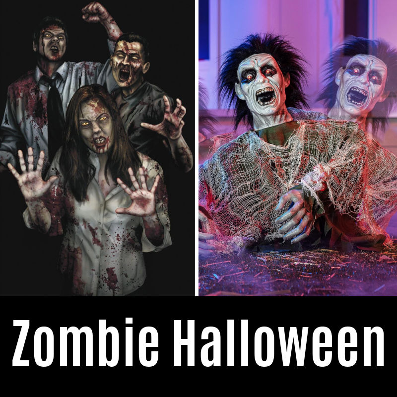 Great Halloween decorations for a Zombie or Walking Dead Halloween Theme.