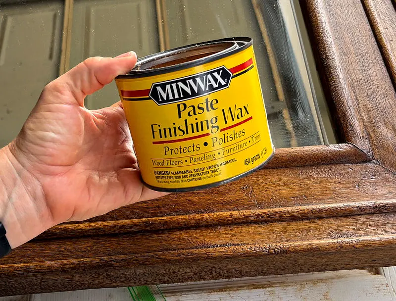 Using Minwax Paste Finishing Wax over gel stain.