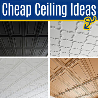 Image showcasing 20 Cheap Ceiling Ideas That Look Beautiful - From Amazon - Abbotts At Home