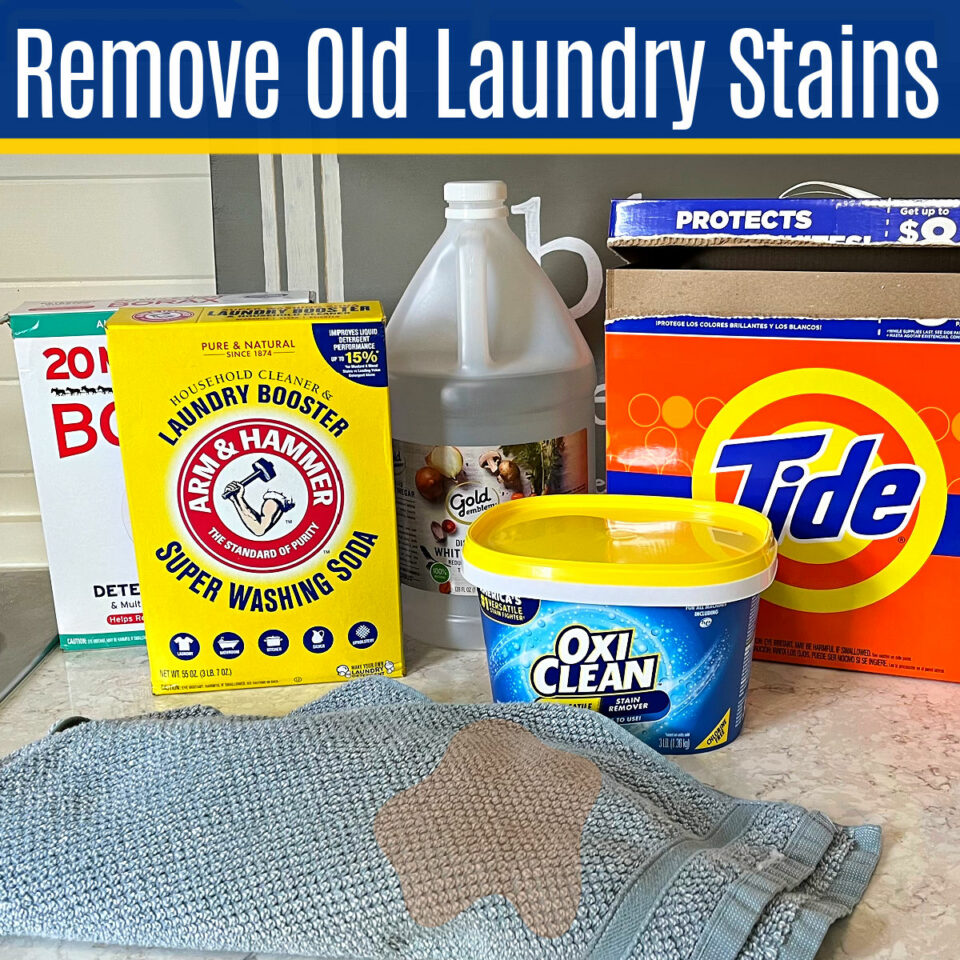 Best Way To Remove Laundry Stains After Drying (Works On Old Stains