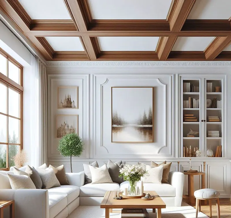 Tray Ceiling Ideas living room Design Trim